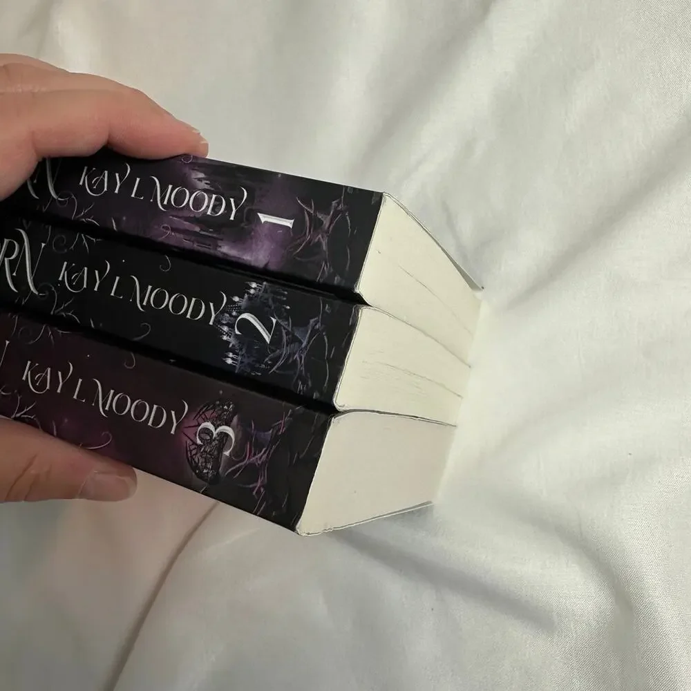 Fae of Bitter Thorn Books 1-3 Kay L Moody Indie Paperback Set Fae Romantasy